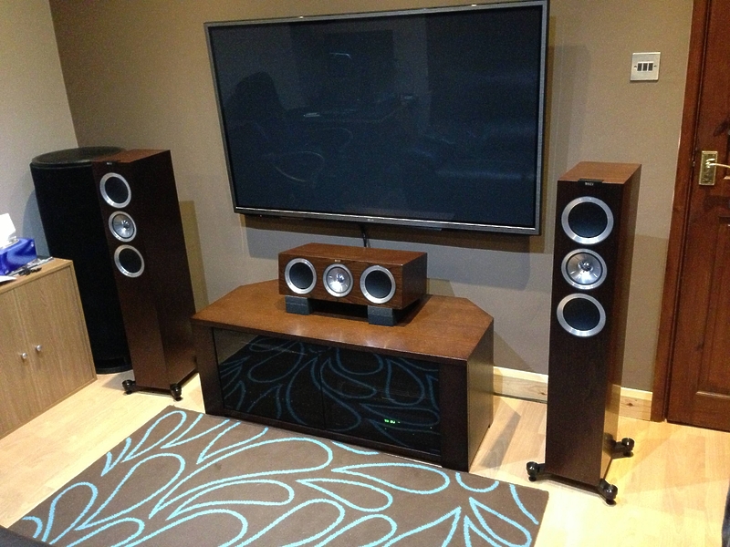 Напольная акустика KEF R500 walnut (пара) артикул 400670FV-1 фото 3