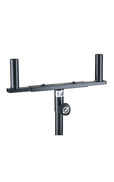 Стойка K&M 24105-000-55  держатель для 2-х сателлитов, на акустическую стойку артикул 125463Si-1