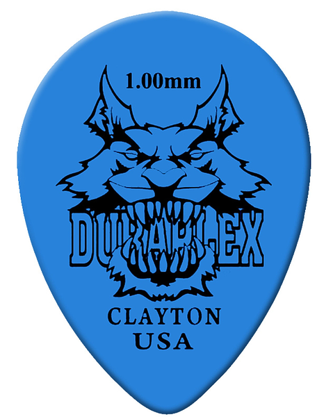 Медиаторы CLAYTON DXST100/12 - 1.00 mm DELRIN уменьшенный 12 шт артикул 290722Si-1