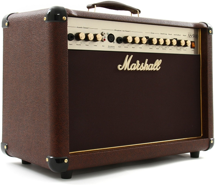Комбо усилитель MARSHALL AS50D 50W 2X8'' ACOUSTIC SOLOIST COMBO артикул 131404Si-1 фото 4