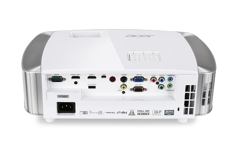 Проектор Acer H7550ST артикул 166442Si-1 фото 3