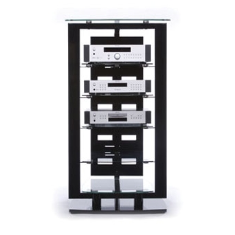 Стойка под Hi-Fi BDI Icon 9422 black артикул 102680FV-1