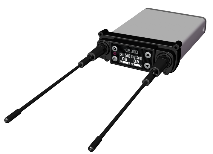 Двухканальный накамерный приемник RELACART HCR-30D артикул 268490Si-1