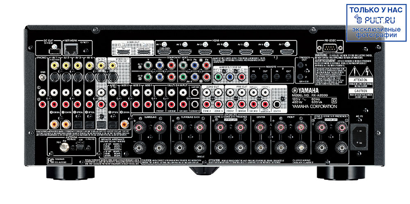 Yamaha RX-A2030 black артикул 389051FV-1 фото 4