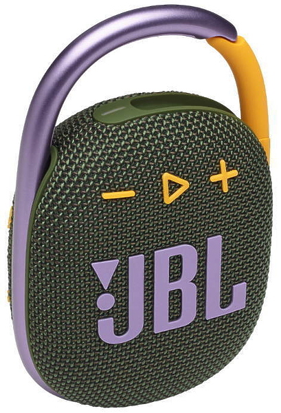 Портативная колонка JBL Clip 4 Green (JBLCLIP4GRN) артикул 247524Si-1 в интернет-магазине «HiFiRussia»