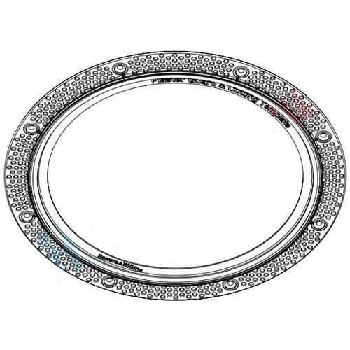 Комплект для скрытой инсталляции B&W Frame Plaster Kit 8R артикул 242264Si-1