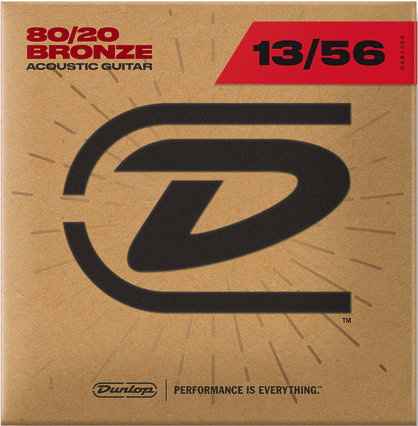 Струны для гитары Dunlop DAB1356 80/20 Bronze артикул 279737Si-1