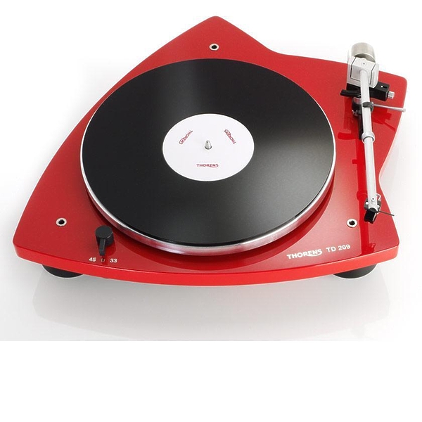 Проигрыватель винила Thorens TD209 highgloss red (Тонарм TP90, картридж TAS 267) артикул 135942Si-1
