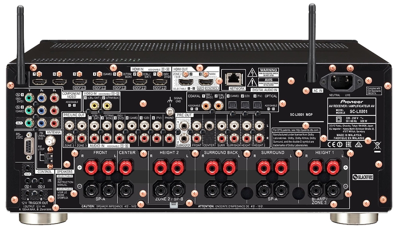 AV ресивер Pioneer SC-LX801 артикул 155230Si-1 фото 4