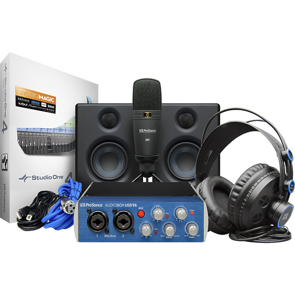 Комплект для звукозаписи PreSonus AudioBox 96 ULTIMATE артикул 197069Si-1