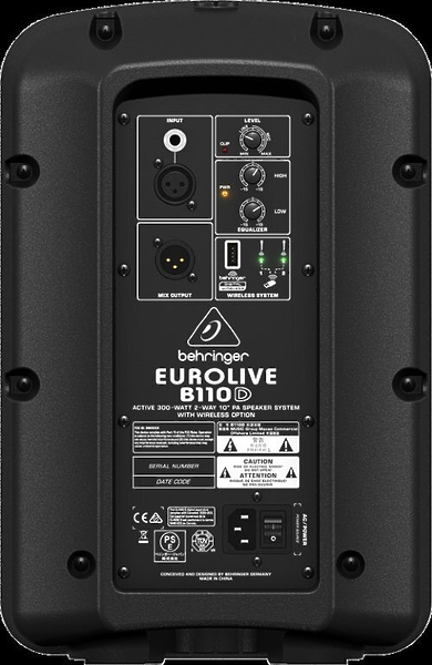 Акустическая система Behringer B110D артикул 121984Si-1 фото 3