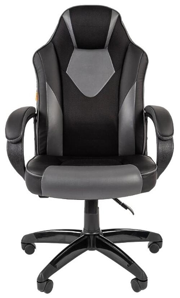 Кресло игровое Chairman game 17 00-07024558 Black/Gray артикул 269952Si-1 фото 3