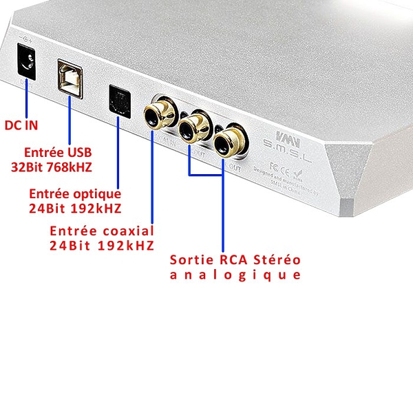 Усилитель для наушников SMSL M9 silver артикул 156162Si-1 фото 4