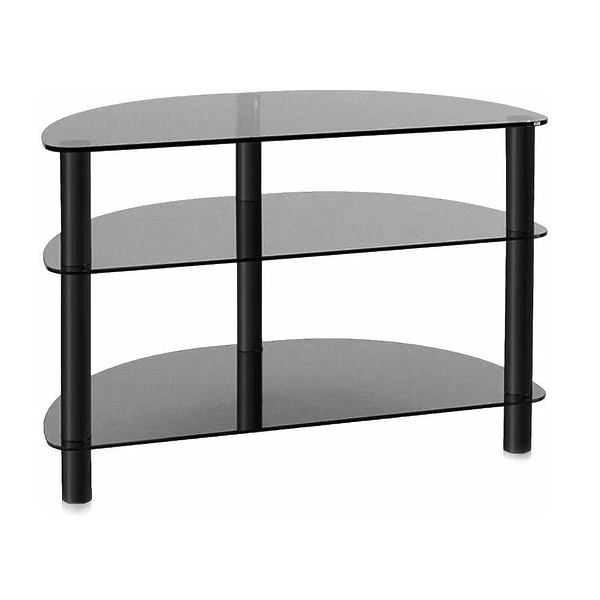 Подставка под аппаратуру MD 404 Slim (черный/дымчатое стекло) артикул 055831Si-1