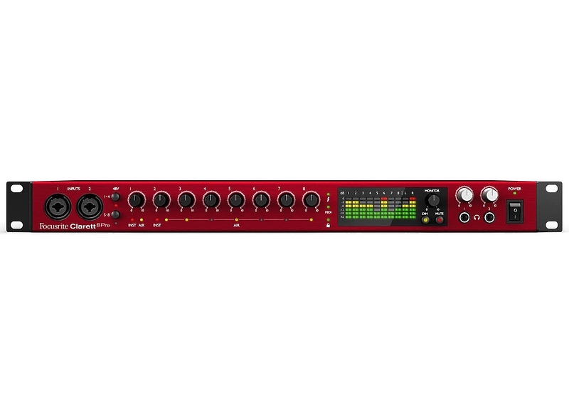 Звуковой усилитель FOCUSRITE Clarett 8Pre артикул 144488Si-1 фото 3