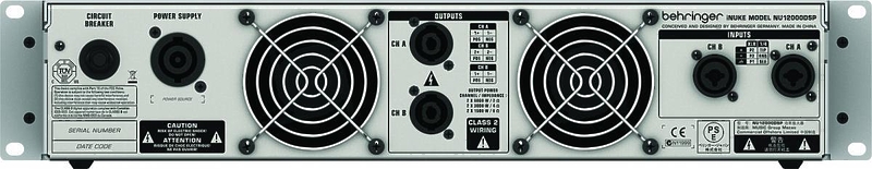 Behringer NU12000DSP артикул 126285Si-1 фото 4