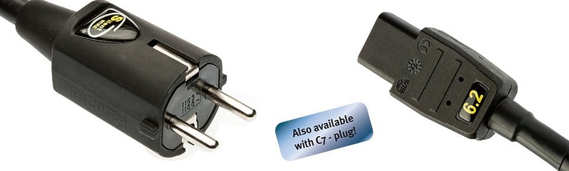 Сетевой кабель Silent Wire AC6.2 Power Cord 2.5m артикул 132774Si-1