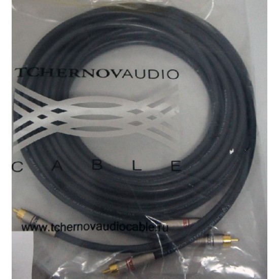Кабель  межблочный аудио Tchernov Cable Coaxial 75 IC RCA 1 m артикул 113052Si-1