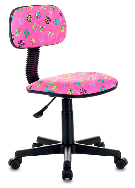 Кресло Бюрократ CH-201NX/FLIPFLOP_P (Children chair CH-201NX pink slantsy FlipFlop_P cross plastic) артикул 263264Si-1