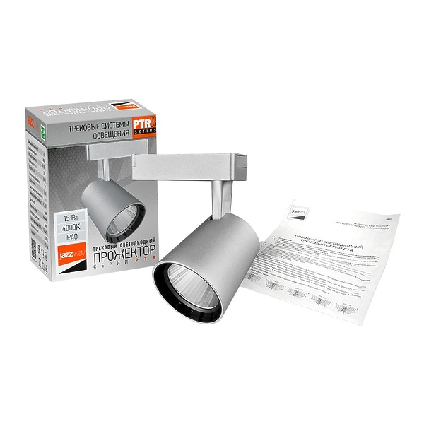 Светильник трековый JazzWay PTR 0315 15Вт GR артикул 281828Si-1 фото 5