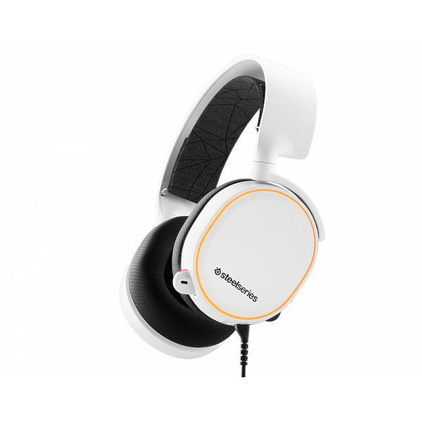 Наушники с микрофоном SteelSeries Arctis 5 2019 Edition White артикул 233408Si-1