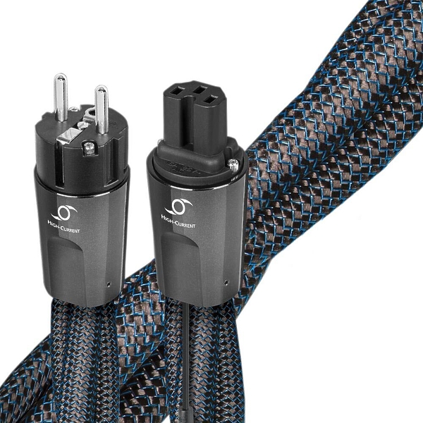 Сетевой кабель AudioQuest Hurricane High-Current C15 1.0м артикул 203307Si-1