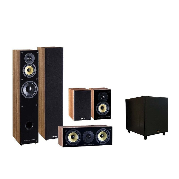 Комплект акустики Davis Acoustics Balthus Set 5.1 american walnut (50+30+10+Basson 77) артикул 175857Si-1