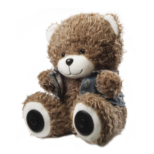Портативная акустика Ritmix ST-250 Bear BT brown артикул 190156Si-1