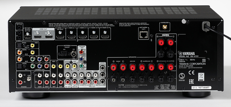 AV ресивер Yamaha RX-V777 black артикул 106005Si-1 фото 4