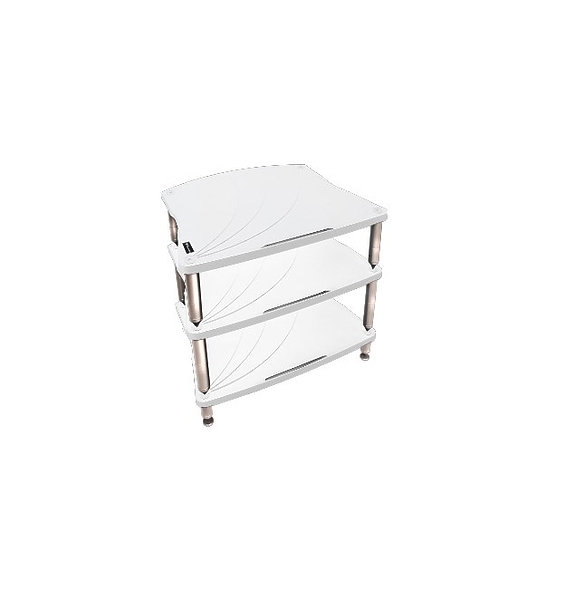Стойка под Hi-Fi Bassocontinuo LYRA XL4 2.1 Inside White 190 mm (ножки серебро) артикул 273796Si-1