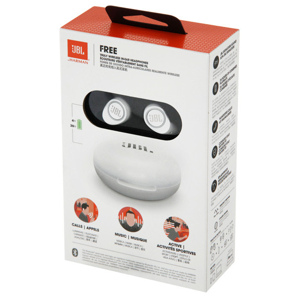 Наушники JBL Free BT White (JBLFREEWHTBT) артикул 180462Si-1 фото 4