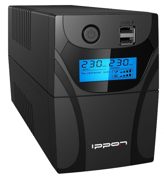 Блок бесперебойного питания Ippon Back Power Pro II Euro 650 Black артикул 268192Si-1