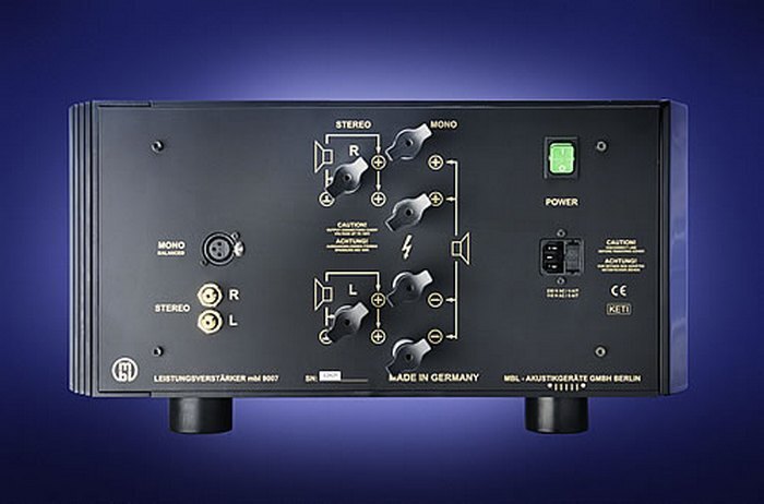 Усилитель мощности MBL 9007 black/gold артикул 134414Si-1 фото 4