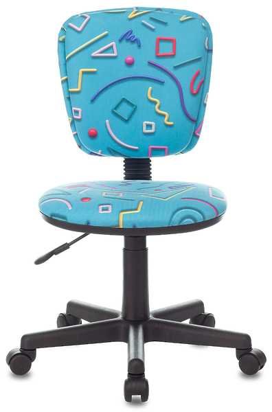 Кресло Бюрократ CH-204NX/STICK-BLUE (Children chair CH-204NX blue Sticks 06 cross plastic) артикул 263297Si-1 фото 3