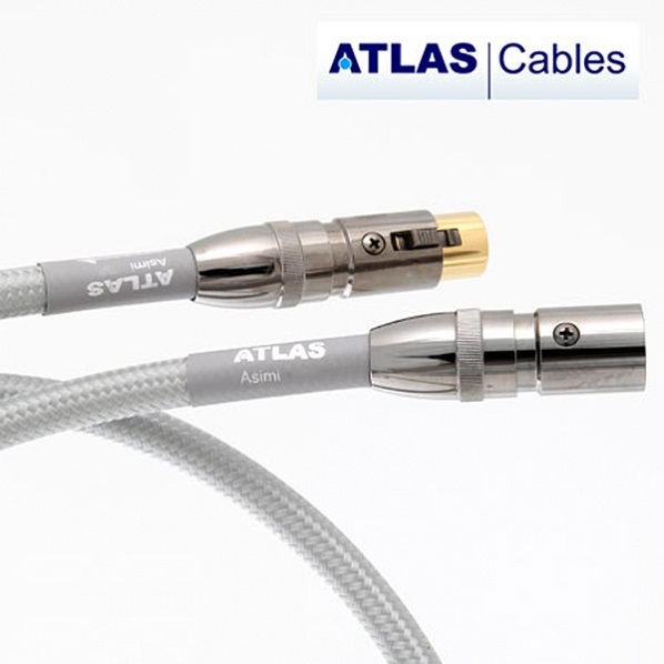 Кабель межблочный аудио Atlas Asimi Silver OCC Ultra XLR 0.5m артикул 120073Si-1