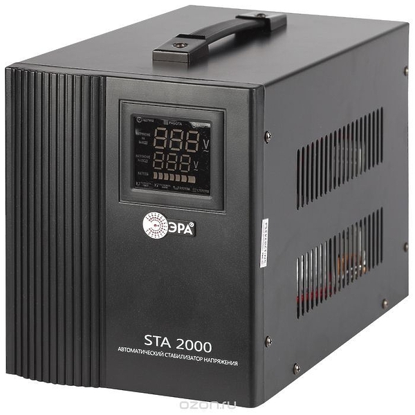 Стабилизатор напряжения ЭРА STA-2000 артикул 134334Si-1