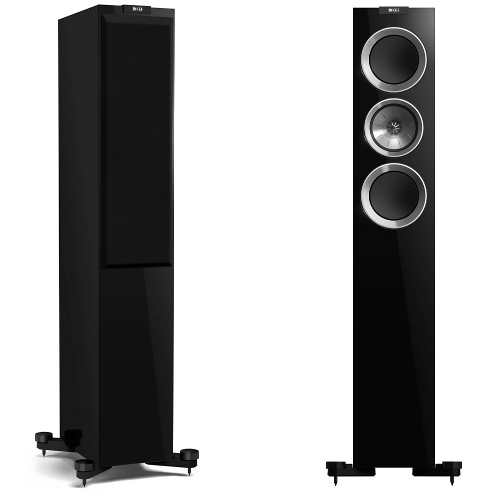 Напольная акустика KEF R500 black gloss (пара) артикул 400694FV-1