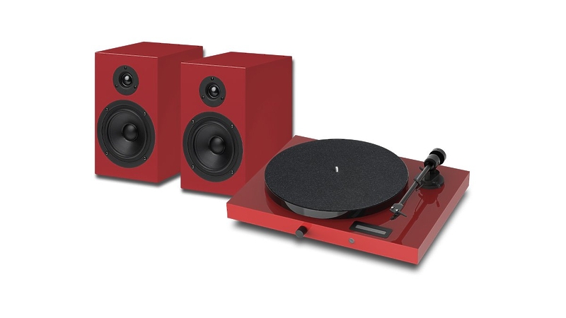 Комплект Pro-Ject SET JUKEBOX E1 + SPEAKER BOX 5 RED/RED артикул 271483Si-1