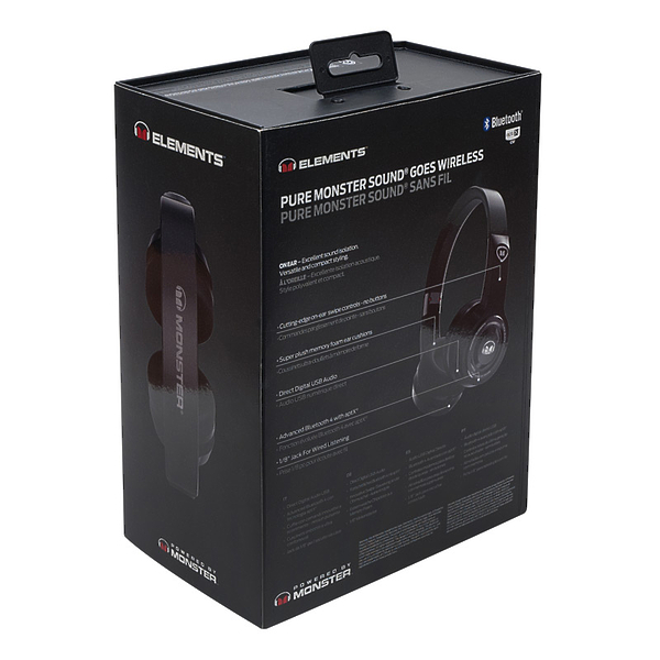 Наушники Monster Elements Wireless On-Ear Black Slate (137054-00) артикул 163166Si-1 фото 9