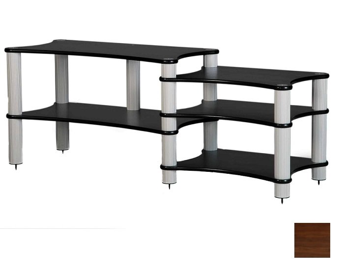Стойка Solid Tech Cinema 5 Silver/Walnut артикул 216457Si-1