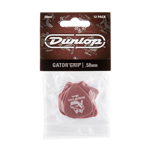 Медиаторы Dunlop 417P058 Gator Grip Standard (12 шт) артикул 319495Si-1
