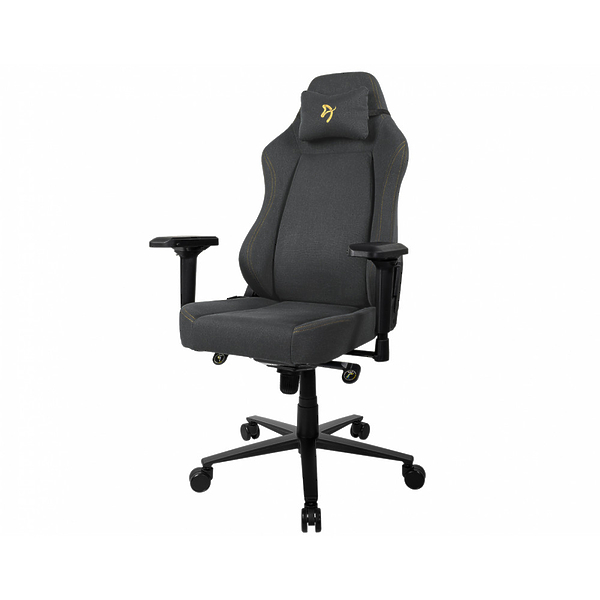 Кресло игровое Arozzi Primo Woven Fabric Black Gold logo артикул 275447Si-1