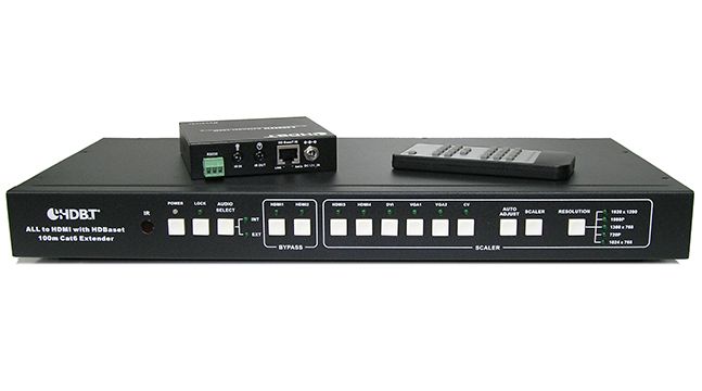 HDMI конвертер-удлинитель по витой паре / Dr.HD EXCV 100 HBT артикул 143238Si-1