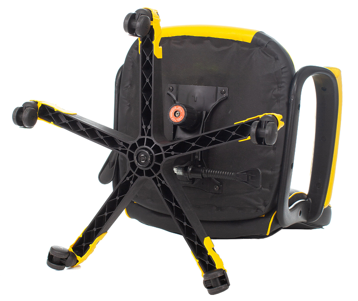 Кресло Zombie GAME 17 YELL (Game chair GAME 17 black/yellow textile/eco.leather cross plastic) артикул 263204Si-1 фото 5
