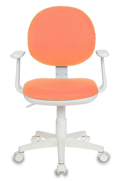 Кресло Бюрократ CH-W356AXSN/15-75 (Children chair Ch-W356AXSN orange 15-75 cross plastic plastik белый) артикул 263251Si-1 фото 3