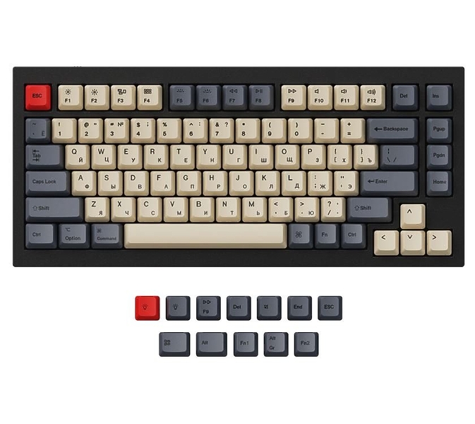 Набор клавиш Keychron JM-115 артикул 267331Si-1