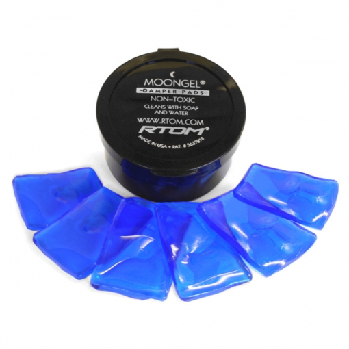 Демпферы для барабанов RTOM MOONGEL Dampers Pads Original Blue артикул 266780Si-1