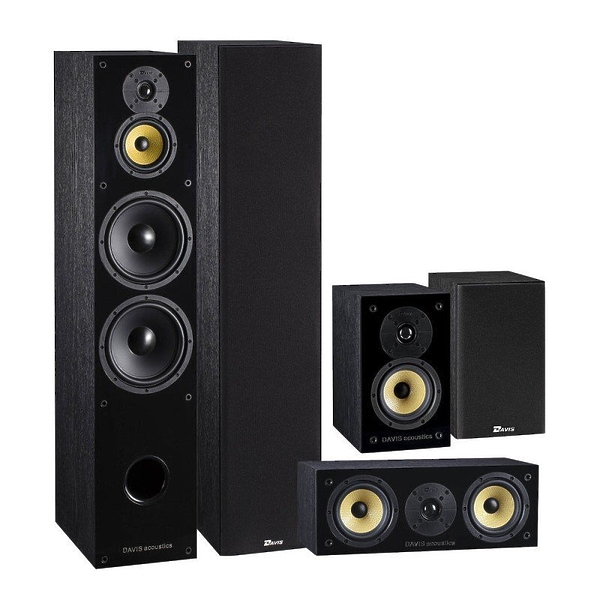 Комплект акустики Davis Acoustics Balthus Set 5.0 black ash (90+30+10) артикул 175841Si-1