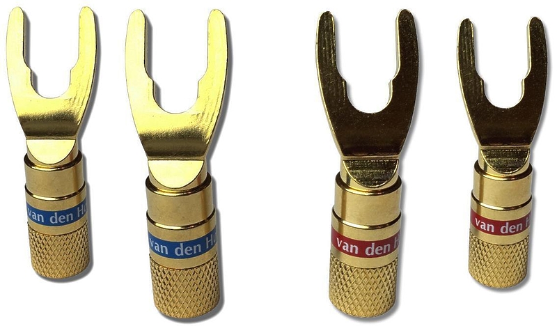 Разъемы Van Den Hul 4 screw-on DIY Spades артикул 218519Si-1
