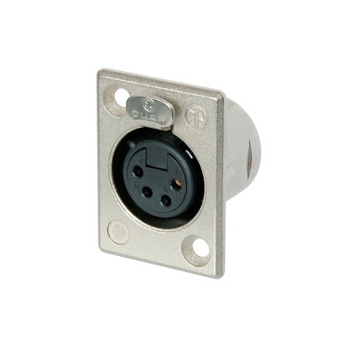 Разъем Neutrik NC4FP-1 артикул 283631Si-1